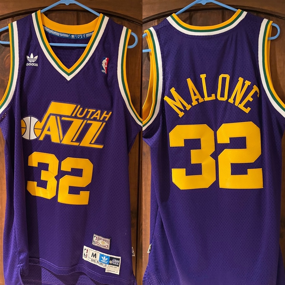 Retro Design Utah Jazz Karl Malone Jersey